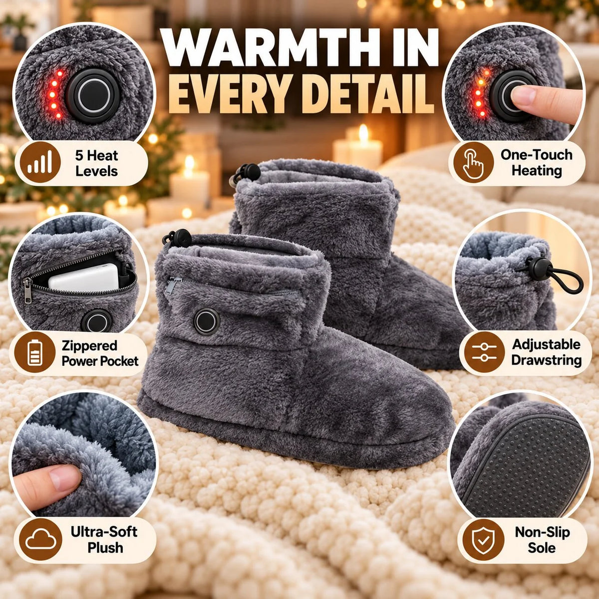 Warstep™ CozyStep Heated Boots